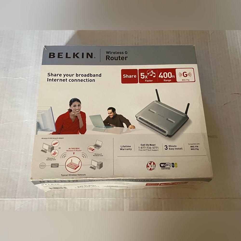 Belkin Wireless G Router 2006 5 x faster